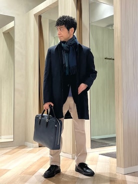 URAさん（メンズ・165cm）の冬コーディネート