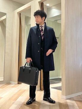 URAさん(メンズ・165cm)の冬コーディネート