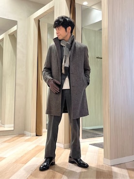 URAさん(メンズ・165cm)の冬コーディネート