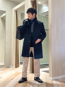 URAさん（メンズ・165cm）の冬コーディネート