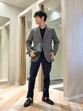 URAさん（メンズ・165cm）の秋コーディネート