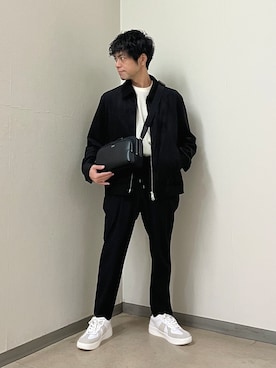 「TAKEO KIKUCHI（タケオキクチ）のアイテム」を使った、URAさん（メンズ・165cm）の秋コーディネート
