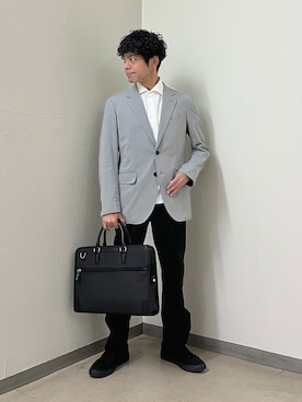 「TAKEO KIKUCHI（タケオキクチ）のアイテム」を使った、URAさん（メンズ・165cm）の秋コーディネート