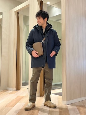 「Airpapel（エアパペル）のアイテム」を使った、URAさん（メンズ・165cm）の冬コーディネート