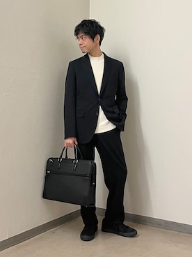 「TAKEO KIKUCHI（タケオキクチ）のアイテム」を使った、URAさん（メンズ・165cm）の秋コーディネート