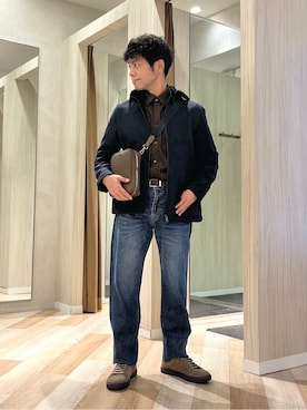 URAさん(メンズ・165cm)の冬コーディネート