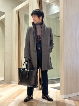 URAさん(メンズ・165cm)の冬コーディネート