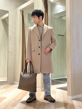 URAさん（メンズ・165cm）の冬コーディネート