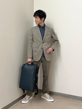 URAさん（メンズ・165cm）の春コーディネート