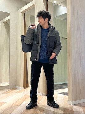 URAさん（メンズ・165cm）の冬コーディネート