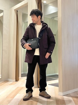 URAさん（メンズ・165cm）の冬コーディネート