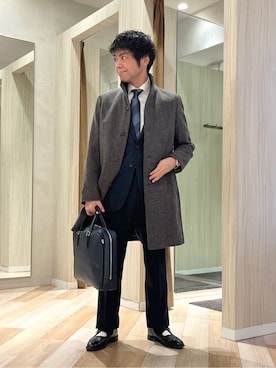 URAさん(メンズ・165cm)の冬コーディネート