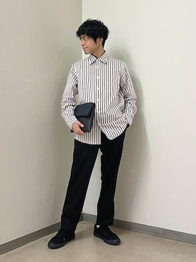 「TAKEO KIKUCHI（タケオキクチ）のアイテム」を使った、URAさん（メンズ・165cm）の秋コーディネート