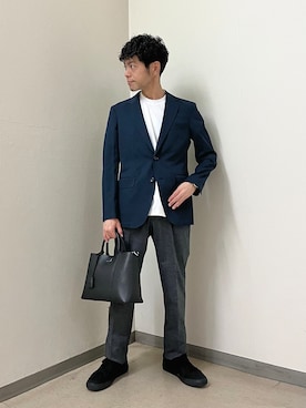 URAさん（メンズ・165cm）の春コーディネート