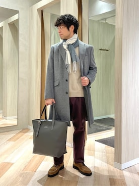 URAさん(メンズ・165cm)の冬コーディネート