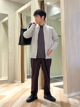 URAさん（メンズ・165cm）の冬コーディネート