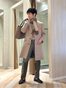 URAさん（メンズ・165cm）の冬コーディネート