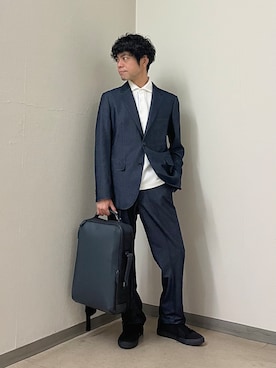 「TAKEO KIKUCHI（タケオキクチ）のアイテム」を使った、URAさん（メンズ・165cm）の秋コーディネート