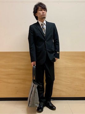 「THE SHOP TK （ザ ショップ ティーケー ）のアイテム（トートバッグ）」を使った、MATUさん（メンズ・165cm）の春コーディネート