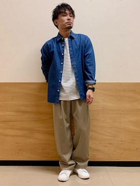 MATUさん（メンズ・165cm）の春コーディネート