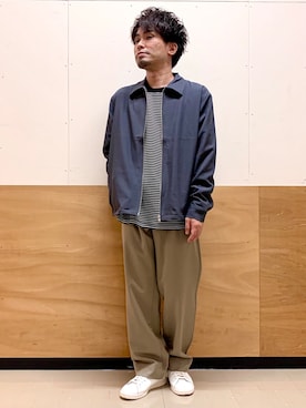 「THE SHOP TK （ザ ショップ ティーケー ）のアイテム（Tシャツ/カットソー）」を使った、MATUさん（メンズ・165cm）の秋コーディネート