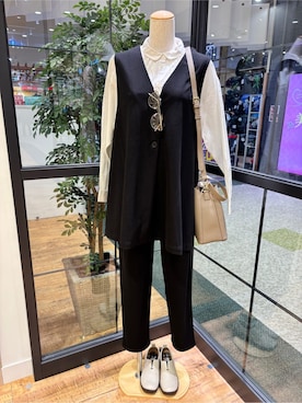 「Ober Tashe（オーバータッシェ）のアイテム」を使った、いなさん（レディース・150cm）の冬コーディネート