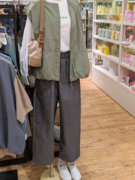 「grove（グローブ）のアイテム（帽子）」を使った、いなさん（レディース・150cm）の春コーディネート