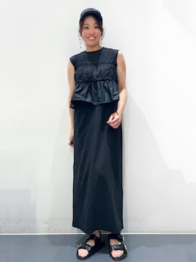 「UMBRO（アンブロ）のアイテム」を使った、ともも。さん（レディース・158cm）の夏コーディネート