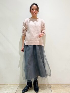 ともも。さん(レディース・158cm)の冬コーディネート