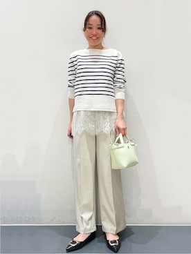 「COCUE（コキュ）のアイテム」を使った、ともも。さん（レディース・158cm）の春コーディネート