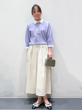 「DRESSTERIOR（ドレステリア）のアイテム」を使った、ともも。さん（レディース・158cm）の春コーディネート