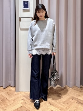 「grove（グローブ）のアイテム」を使った、rifuさん（レディース・158cm）の秋コーディネート