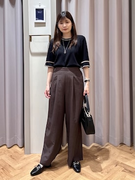 「grove（グローブ）のアイテム」を使った、rifuさん（レディース・158cm）の夏コーディネート