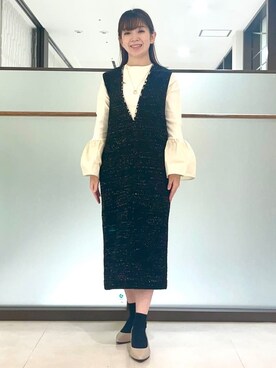 「UNTITLED（アンタイトル）のアイテム（パンプス）」を使った、RIOさん（レディース・155cm）の夏コーディネート