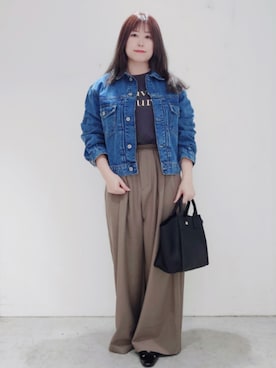 「OPAQUE.CLIP（オペークドットクリップ）のアイテム（バッグ）」を使った、NONさん（レディース・160cm）の春コーディネート