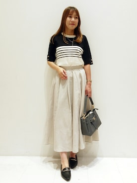 「grove（グローブ）のアイテム」を使った、mizueさん（レディース・157cm）の夏コーディネート