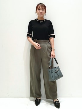 「マシンウォッシャブル」｜mizueさん（レディース・157cm）の秋コーディネート
