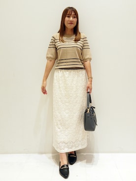 「grove（グローブ）のアイテム」を使った、mizueさん（レディース・157cm）の夏コーディネート