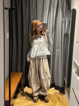 怜奈さん(レディース・153cm)の春コーディネート