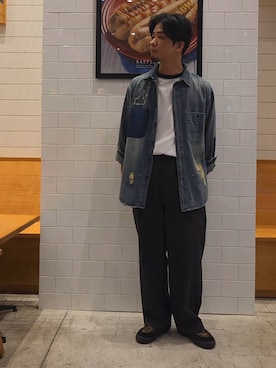 なかむさん(メンズ・170cm)の夏コーディネート