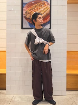 「Reebok(リーボック)のアイテム」を使った、なかむさん(メンズ・170cm)の夏コーディネート