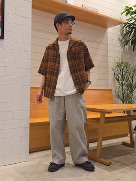 「PENDLETON（ペンドルトン）のアイテム」を使った、bfnakamuさん（メンズ・170cm）の春コーディネート