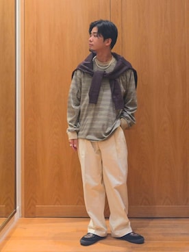 なかむさん（メンズ・170cm）の秋コーディネート