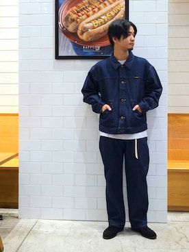 「アイテム（スウェット）」を使った、なかむさん（メンズ・170cm・30代）の秋コーディネート