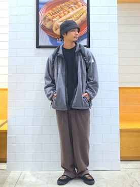 「THE NORTH FACE（ザノースフェイス）のアイテム（バックパック/リュック）」を使った、なかむさん（メンズ・170cm）の秋コーディネート