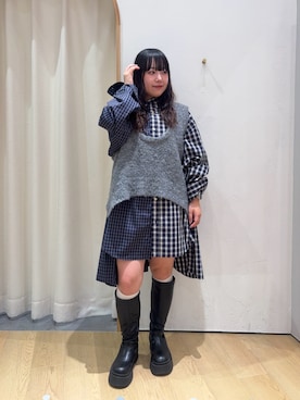 「etsinta（エシンタ）のアイテム」を使った、ゆめなさん（レディース・149cm）の秋コーディネート
