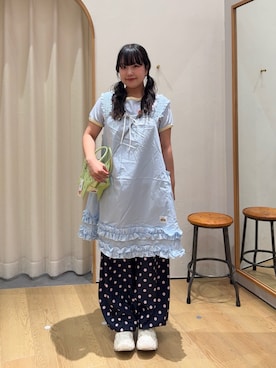 「HELLO.SANFRANCISCO（ハローサンフランシスコ）のアイテム」を使った、ゆめなさん（レディース・149cm）の夏コーディネート