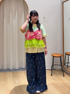「HELLO.SANFRANCISCO（ハローサンフランシスコ）のアイテム」を使った、ゆめなさん（レディース・149cm）の秋コーディネート