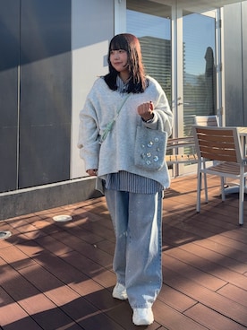 「アイテム（スマホグッズ）」を使った、ゆめなさん（レディース・149cm）の秋コーディネート