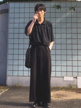 CLEL】Back Brushed TR Flare Slacks/バックブラッシュドTR フレア